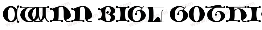 cWnn BIG5 Gothic字体转换